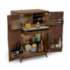 Copeland Catalina bar cabinet open