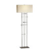 Hubbardton Forge Cavaletti floor lamp with white shade
